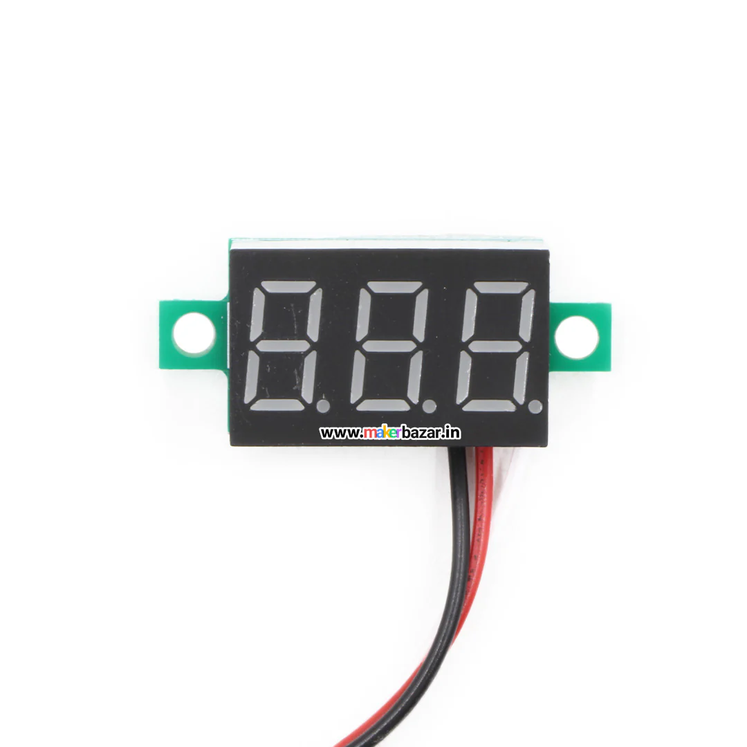 0.36in 30v 3-Wire 3-Digit DC Voltmeter Gauge Tester Module - Image 10