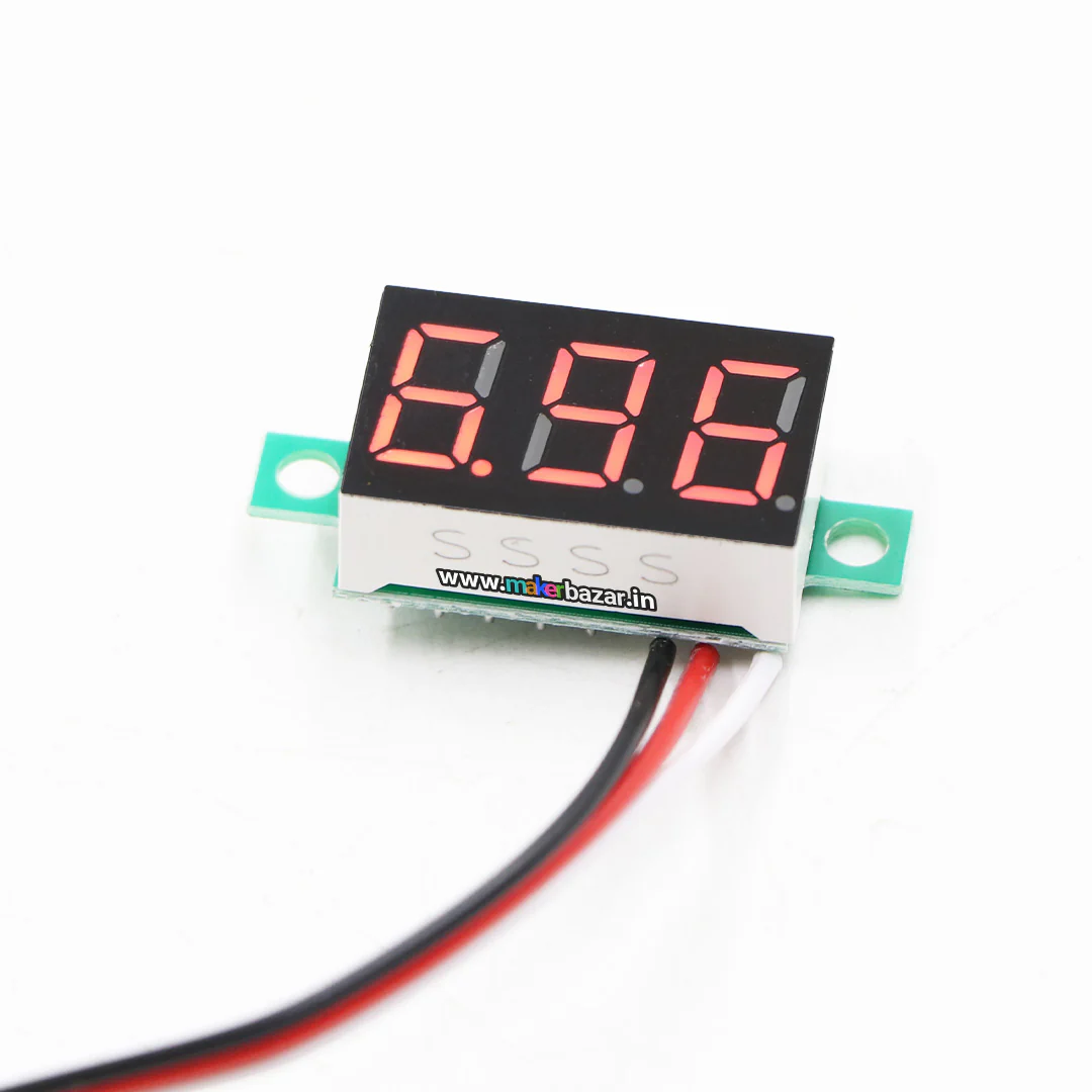 0.36in 30v 3-Wire 3-Digit DC Voltmeter Gauge Tester Module - Image 9