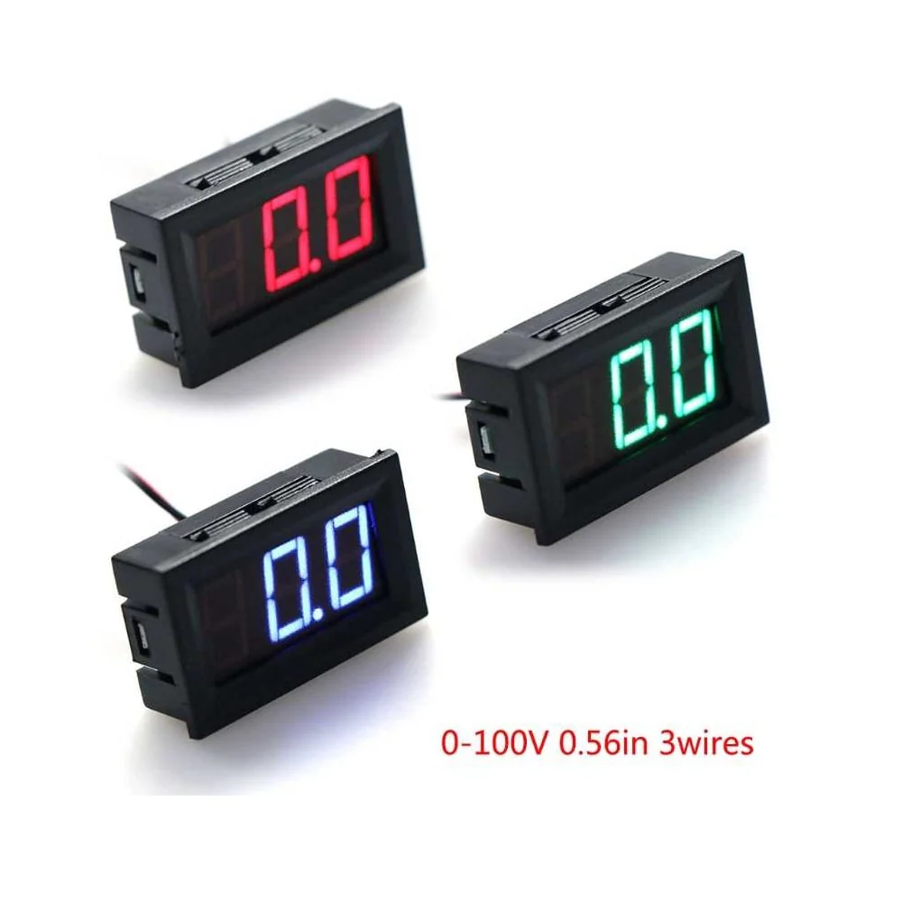 0.56inch Three-Wires DC LED Light Digital Voltmeter - Image 3