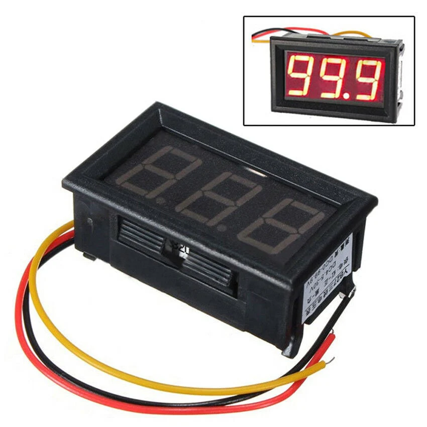 0.56inch Three-Wires DC LED Light Digital Voltmeter - Image 5