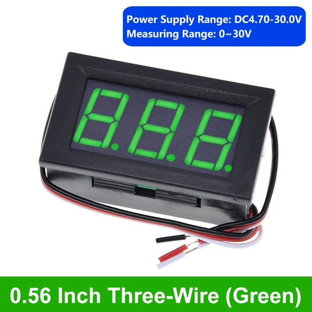 0.56inch Three-Wires DC LED Light Digital Voltmeter - Image 9