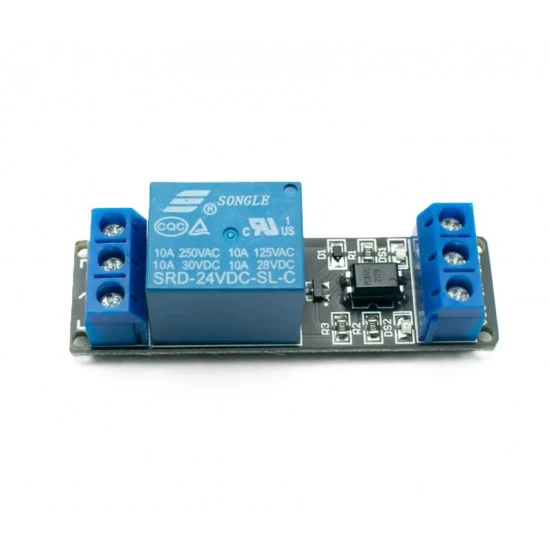 Single-Channel Relay Optocoupler Module with 2 Screw Terminal Blocks - Image 5