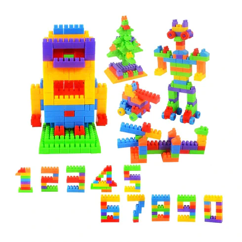 100pcs Plastic Building Blocks, Early Creative Learning  (Multicolor) - Image 8