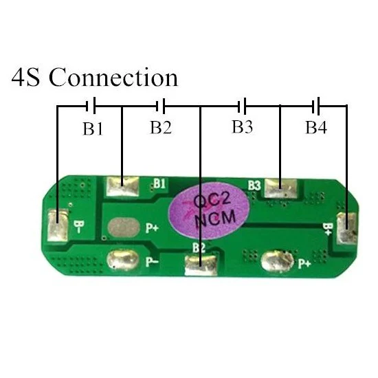 12.8V BMS 4S 8A 32650 Lithium Battery Protection Board (Only For LifePo4) - Image 5