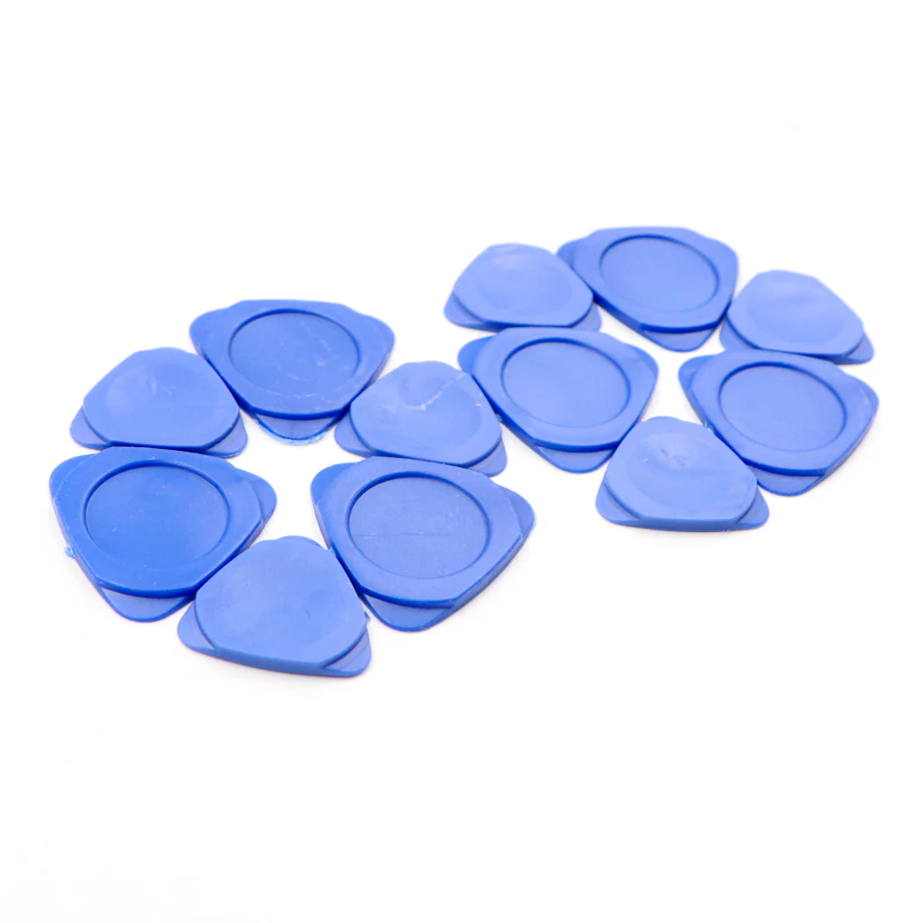 12pcs Universal Triangle Plastic Pry Opening Tool for iPhone/Mobile Phone/Laptop/Tablet/LCD Screen/Case Disassembly Blue Guitar Picks - Image 11
