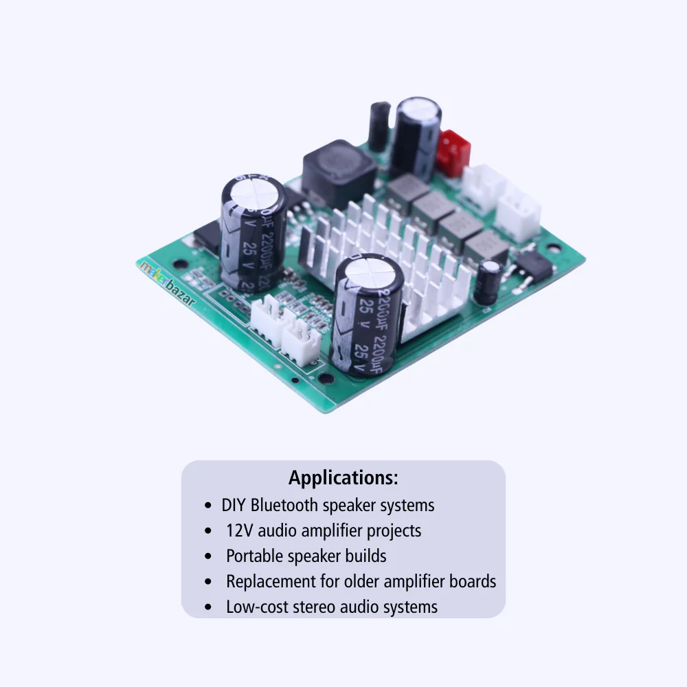 12V Class D Stereo Amplifier Board CS8676E 20W Plus 20W - Image 4