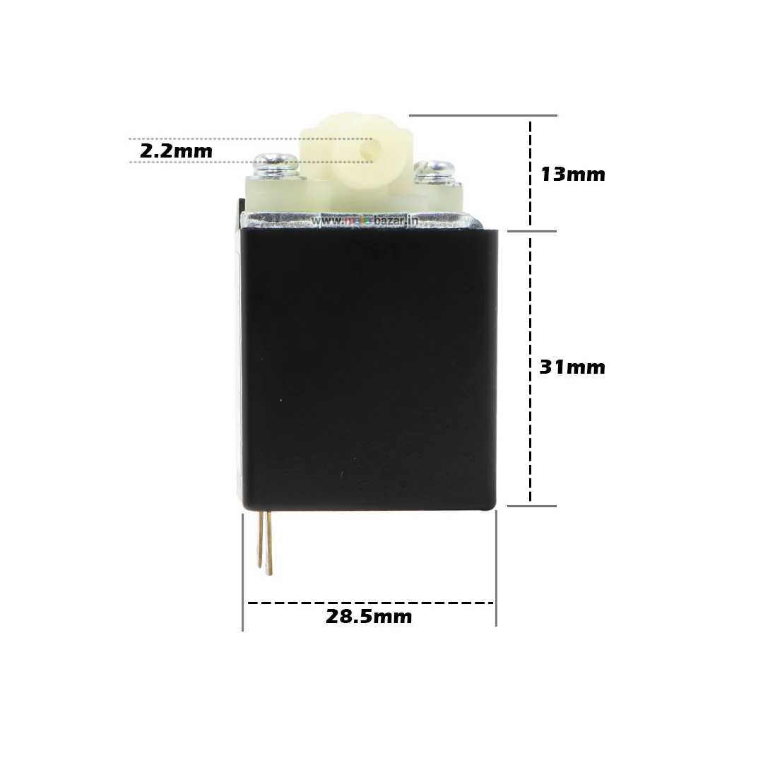 12VDC 8x2mm Nozzle Electric Solenoid Water Air Valve Switch (Normally Closed) - Image 9