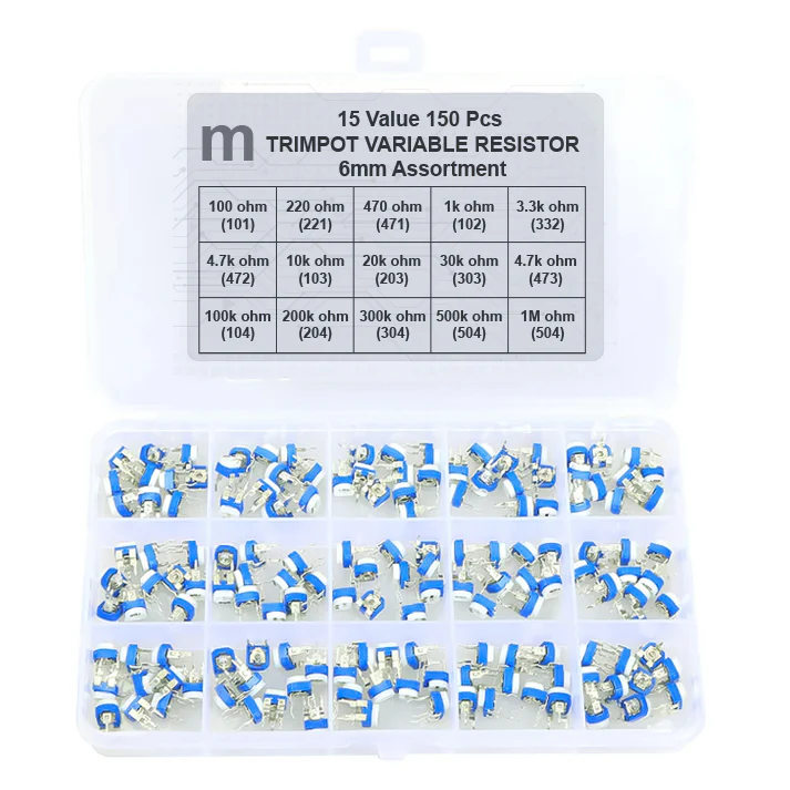 RM065 Horizontal Adjustable Resistor Assorted Kit - Image 3