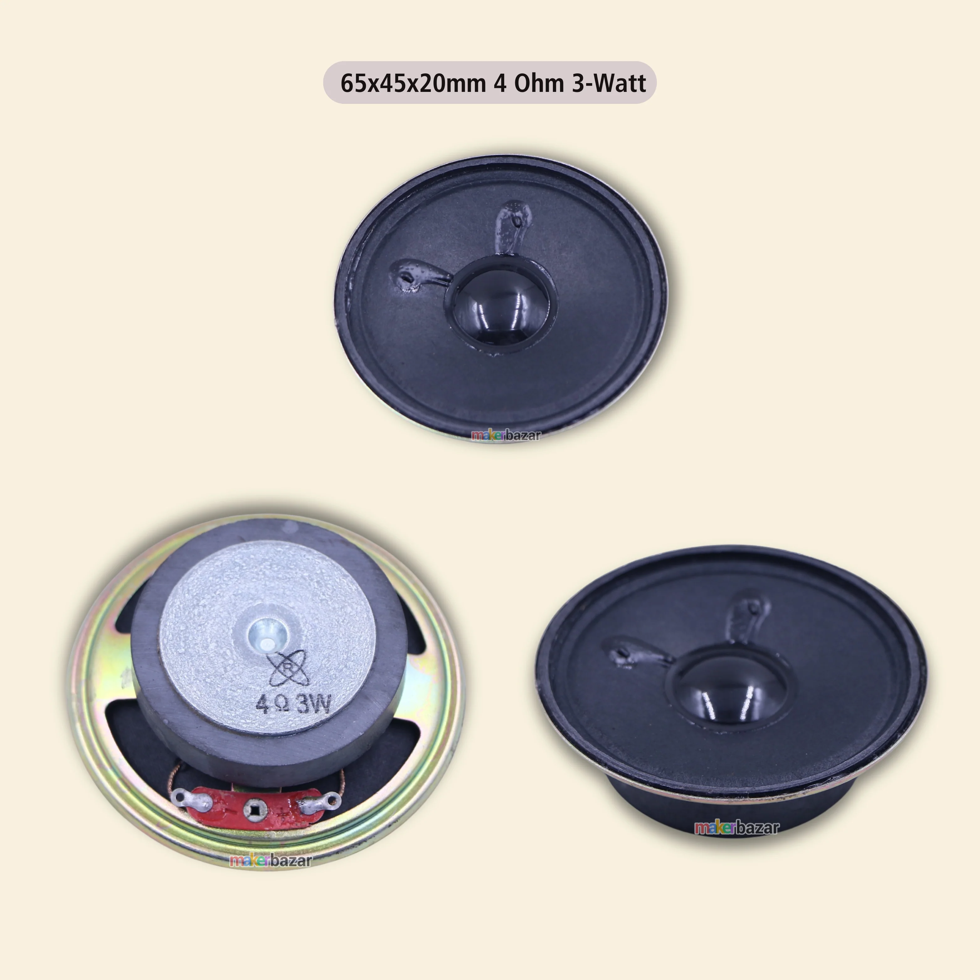 2.5 Inch External Magnet Speaker Without Frame - Image 3