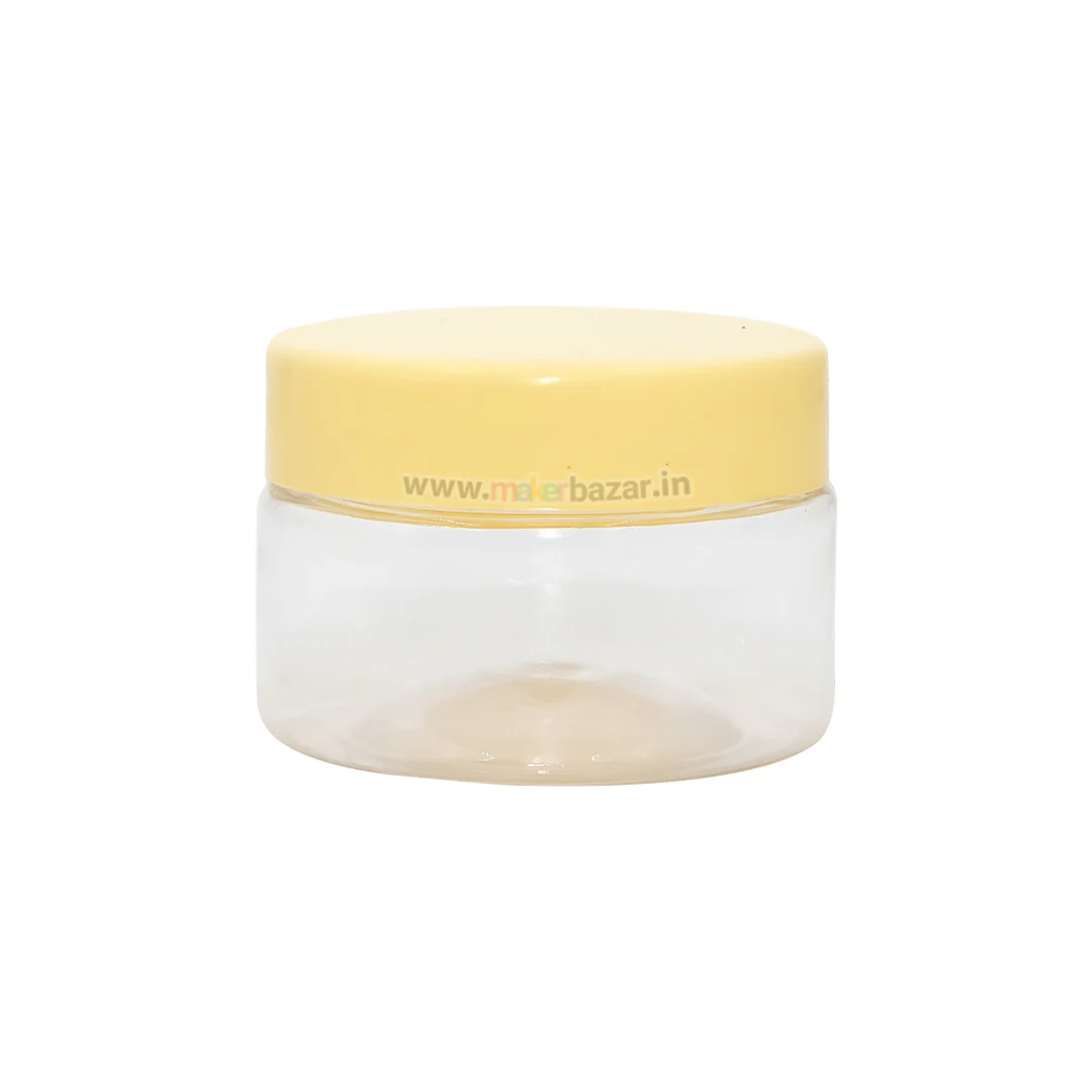 [Type 1] Plastic Round Jar Storage Box Container with Yellow Lid - Image 12