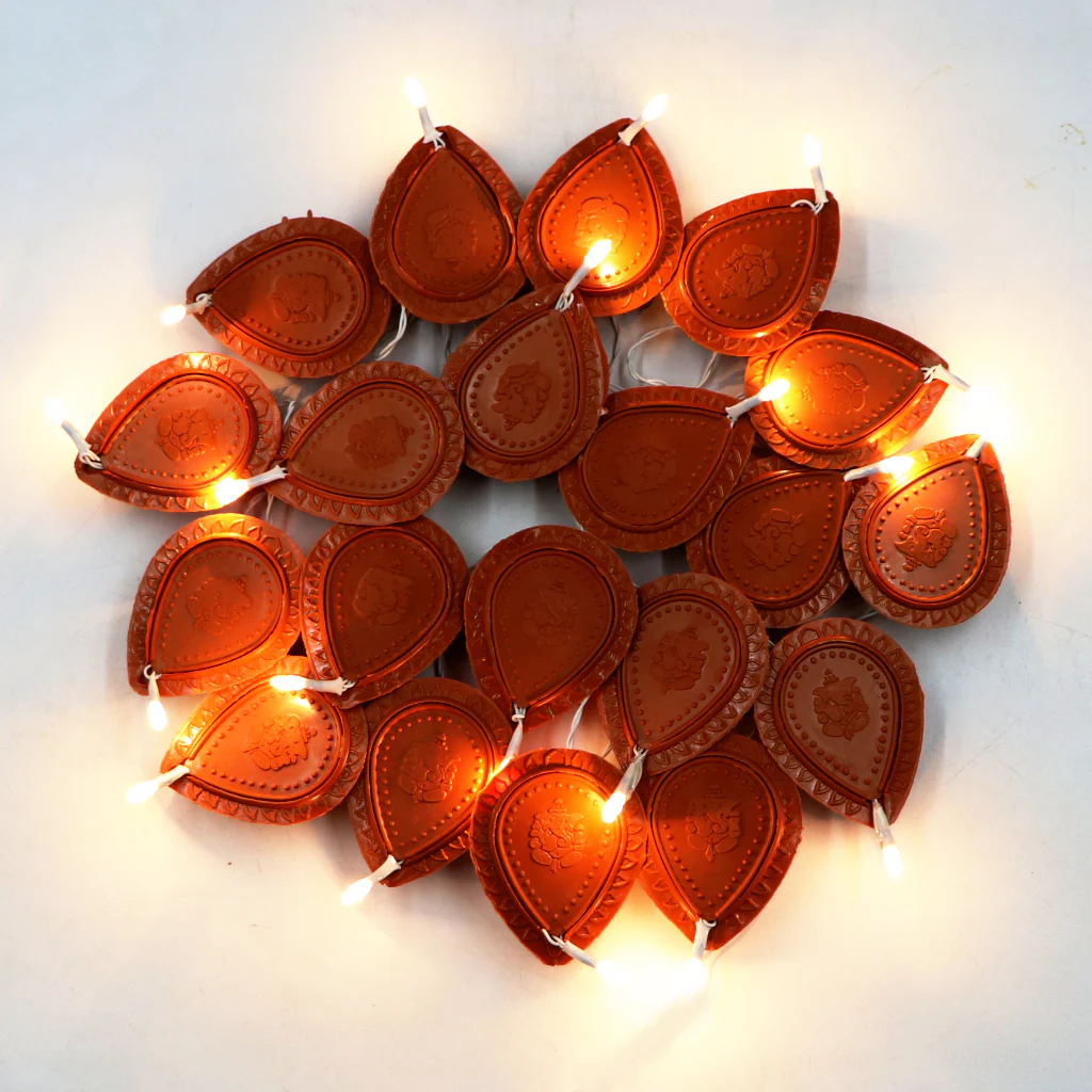 20pcs LED Diya String Light - Image 2