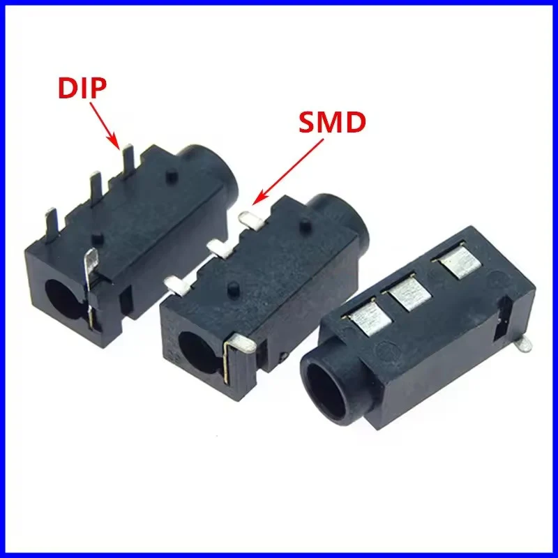 PJ Series Headphone Female Jack 2.5mm/3.5mm Mono/Stereo Audio Interface Connectors - Image 7