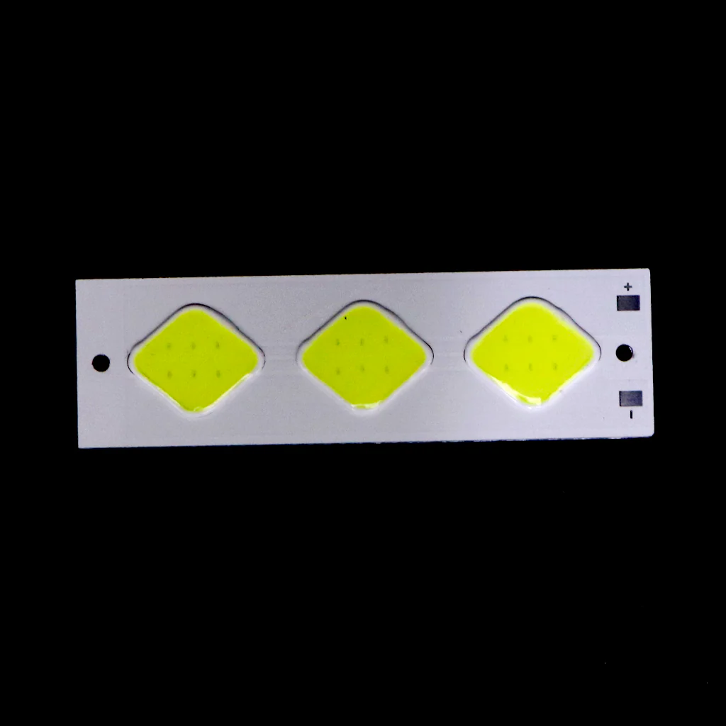 3.7v - 4V Three Diamond shape COB led light [ Color - Cool White ] - Image 5