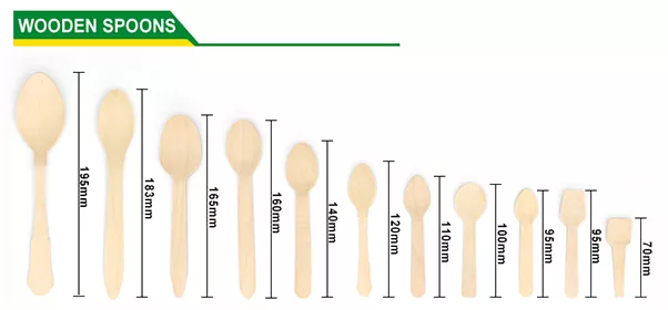 30x160mm Disposable Wooden Spoons for DIY/Home - Image 6