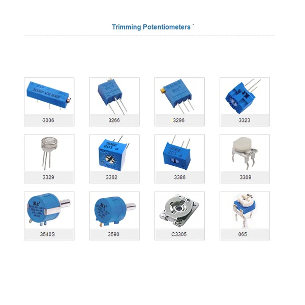 3296 Trimpot Vertical Trimmer Potentiometer - Image 10