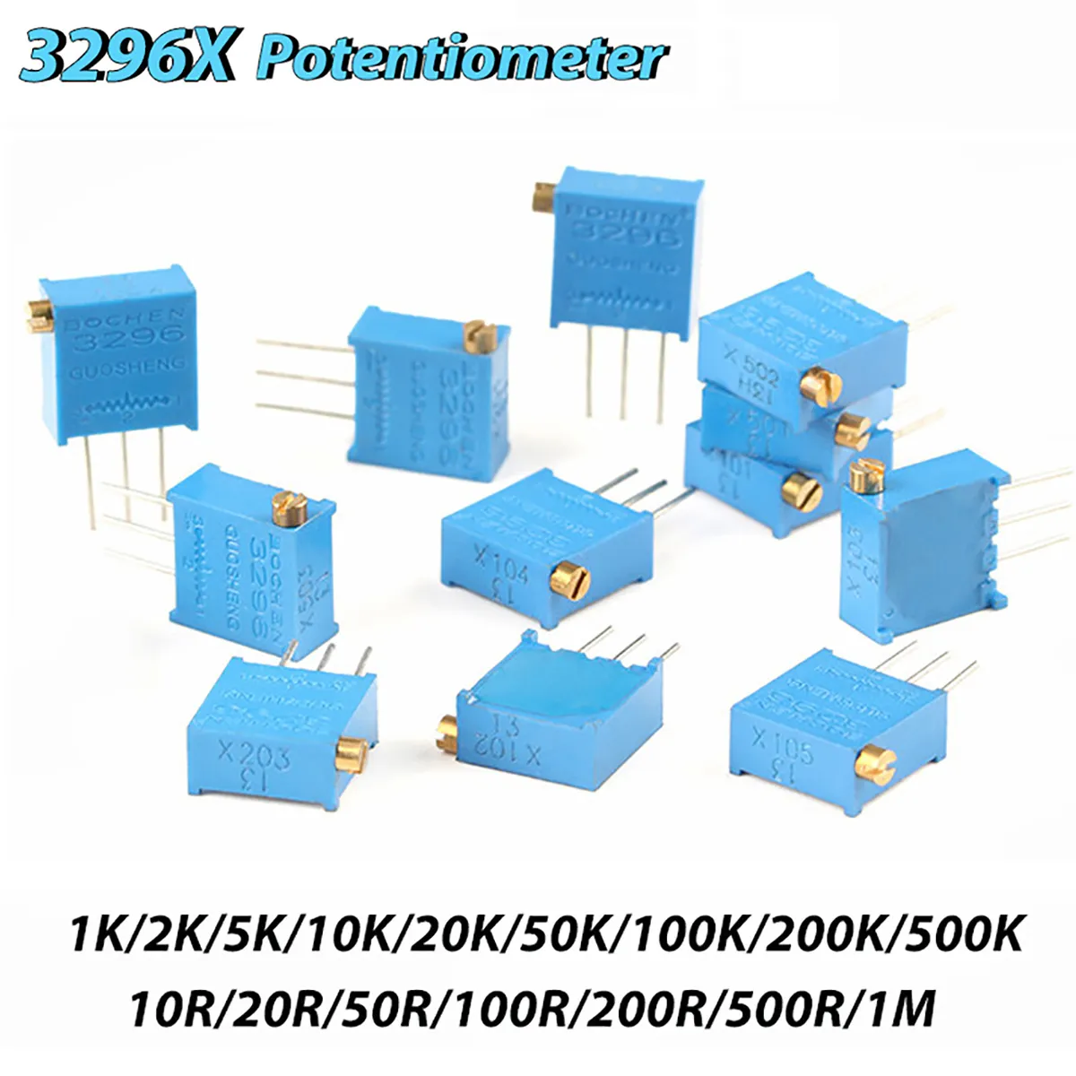 3296 Trimpot Vertical Trimmer Potentiometer - Image 5