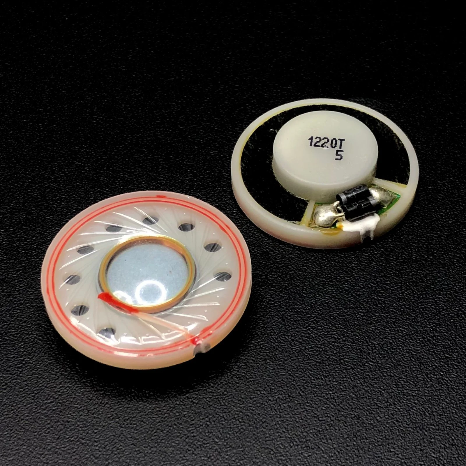 32mm Mini Mylar Speaker Plastic Toy Speaker - Image 2