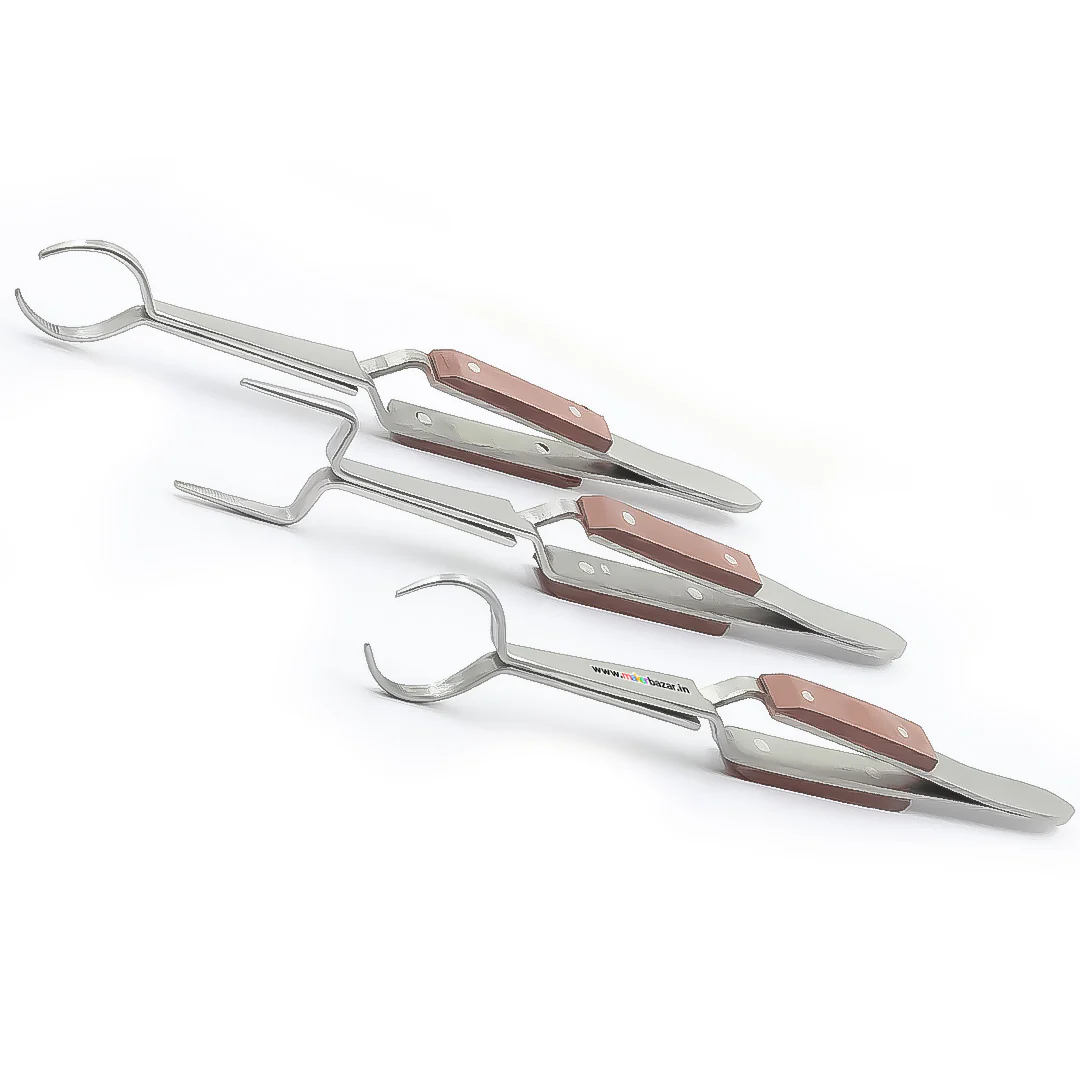 3Pcs Work Holding Cross Locking Tweezers Set - Image 7
