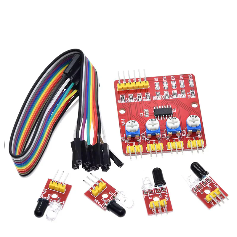 4-Channel IR Line Tracking Sensor Module - Image 2