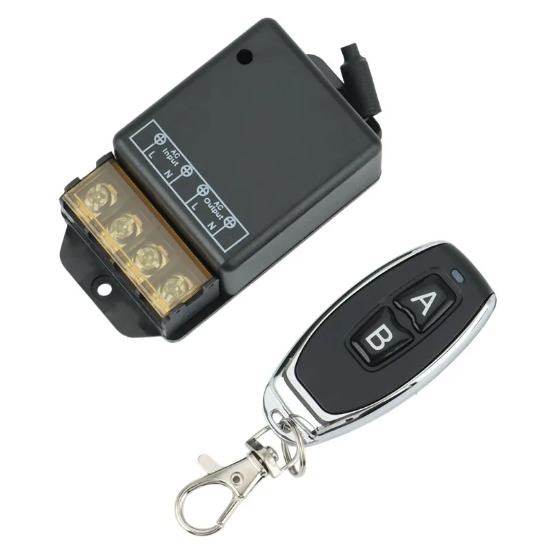 433MHz 200VAC Wireless Remote Control Switch with 30A Relay Receiver Combo - Image 5