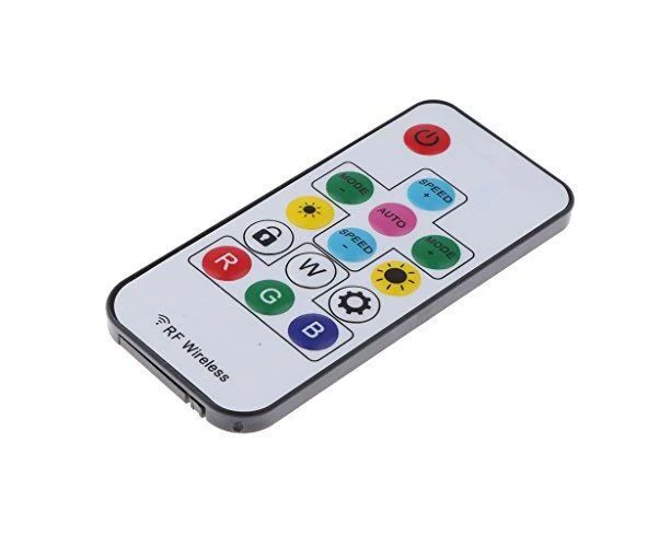 5-24V LED2017-RF-Lock LED Light Strip Wireless Remote Mini WS28xx RGB Controller (2048px, 358modes) - Image 5