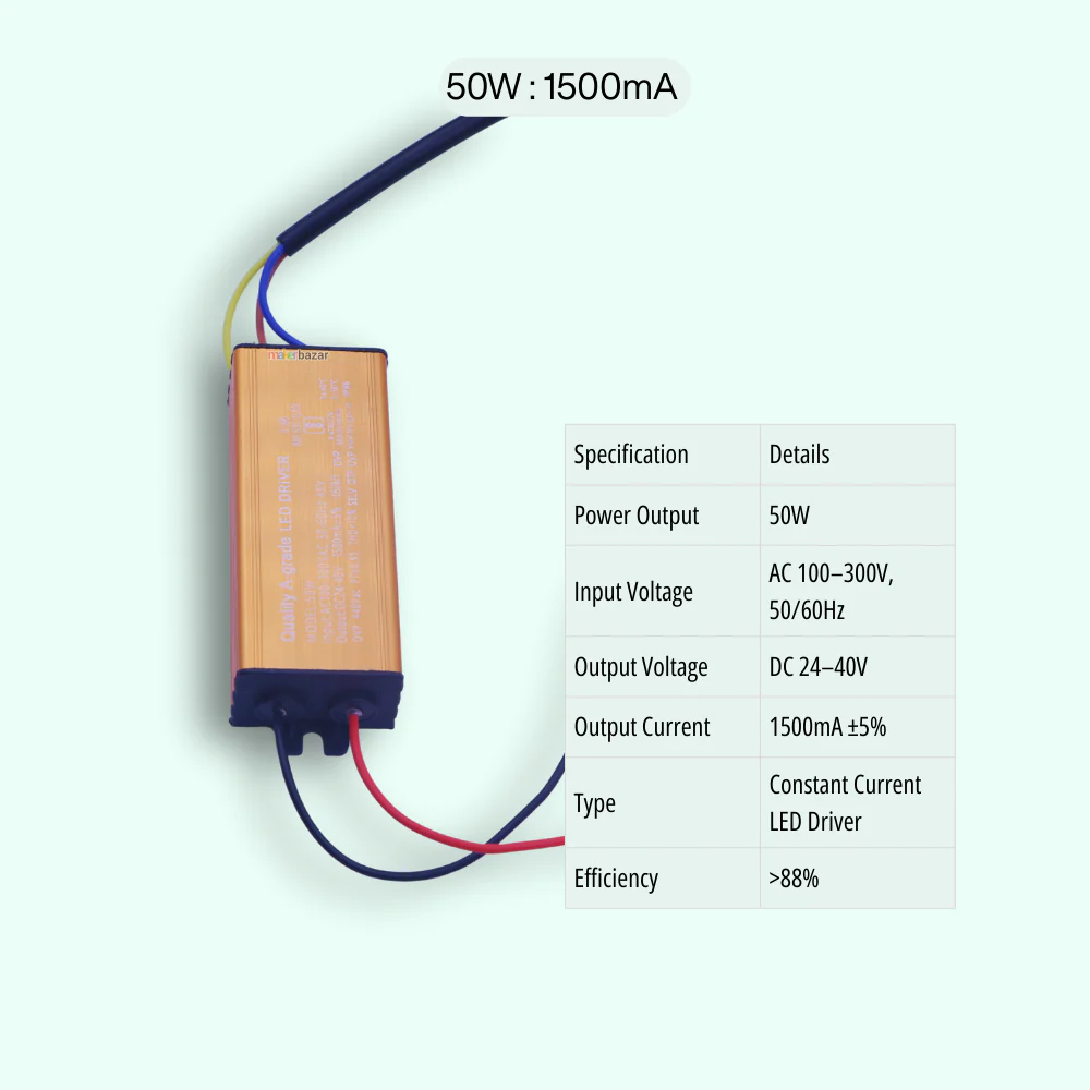 50W MCPCB LED Light Driver Modules - Image 16