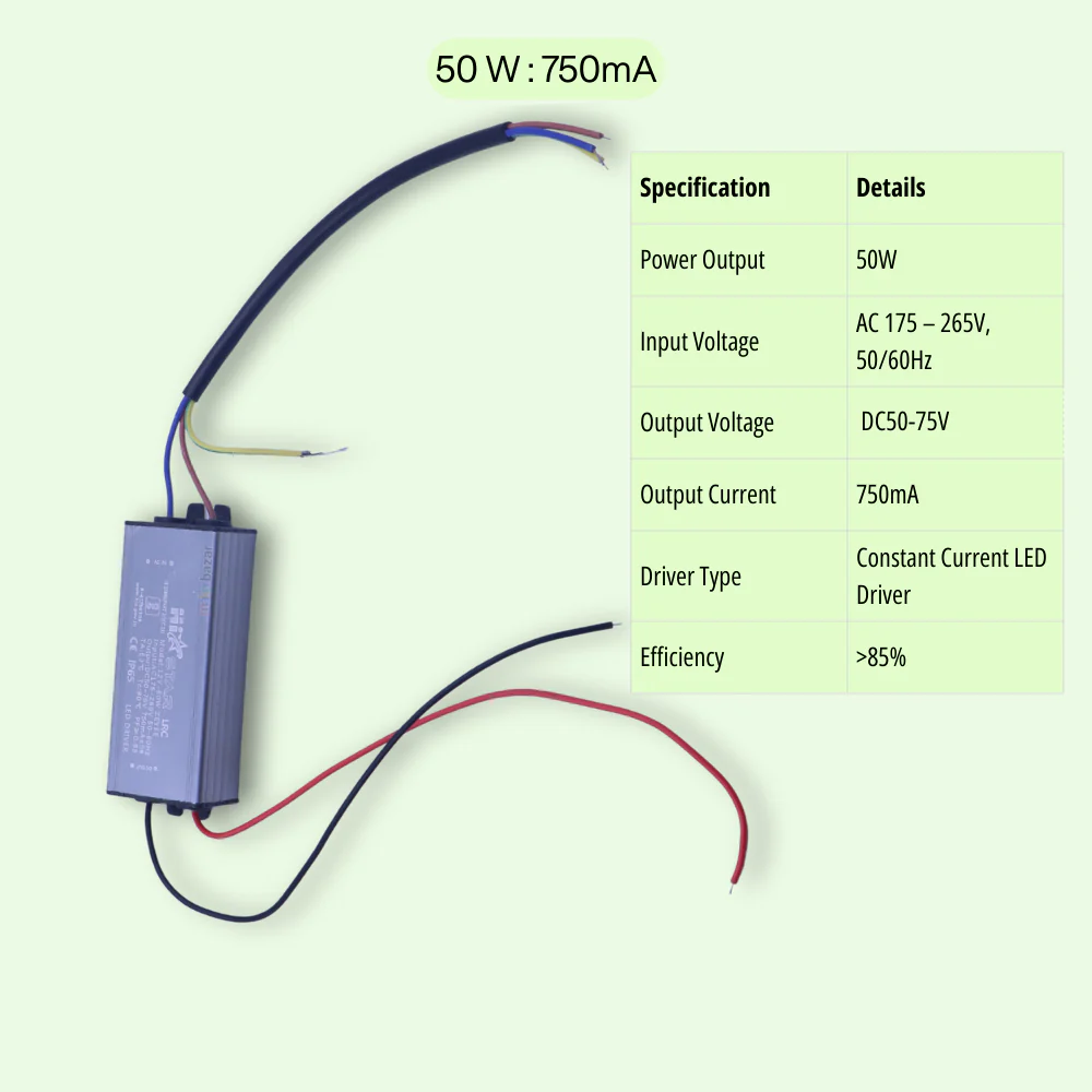 50W MCPCB LED Light Driver Modules - Image 3