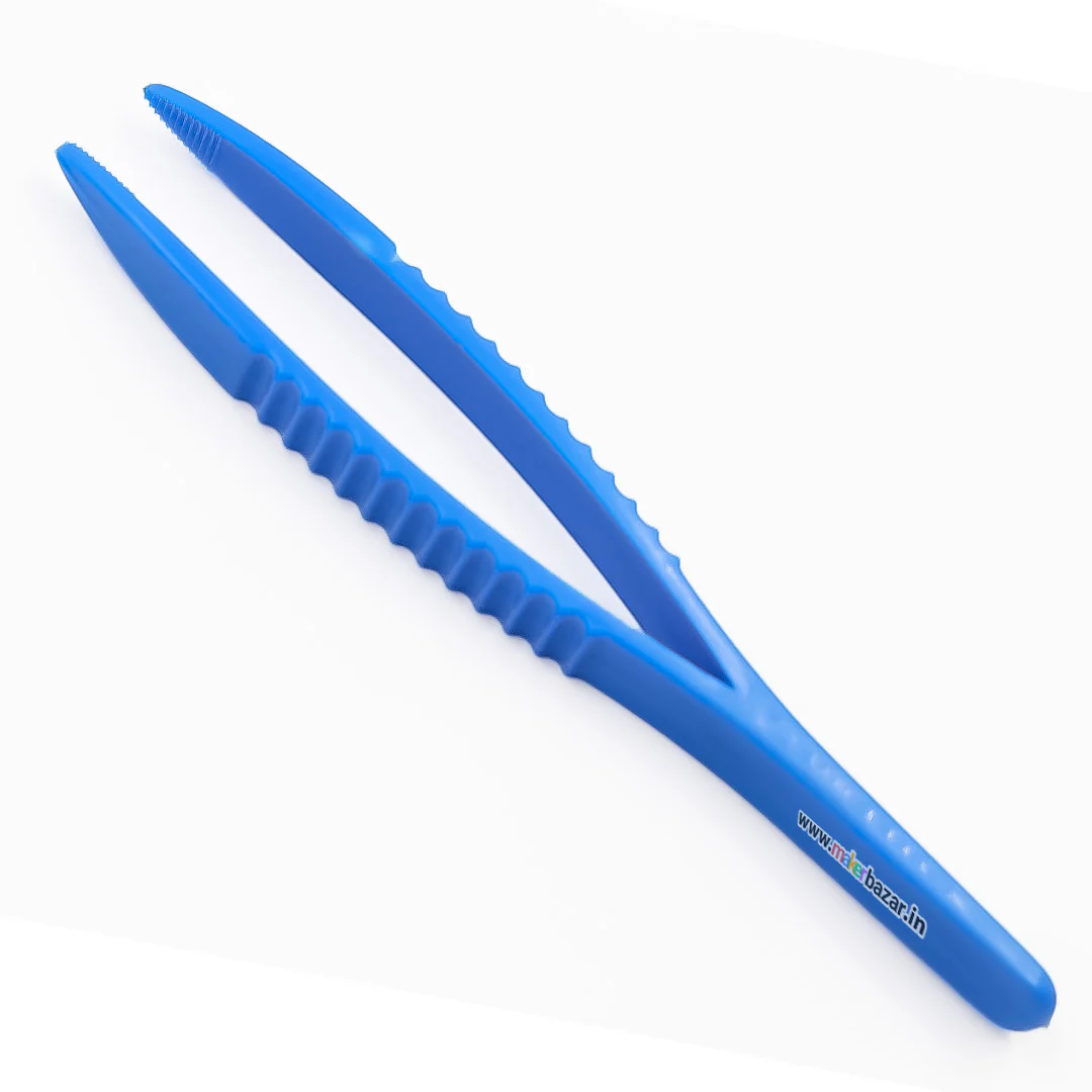 5pcs Steel Tweezers with Insulated Handle for Gadget Repair, Craft & Arts, Hobby DIY - Image 4