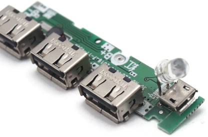 5V 2.1A 3 USB Power Bank Battery Charger Module Circuit Board Step Up Boost DIY - Image 3