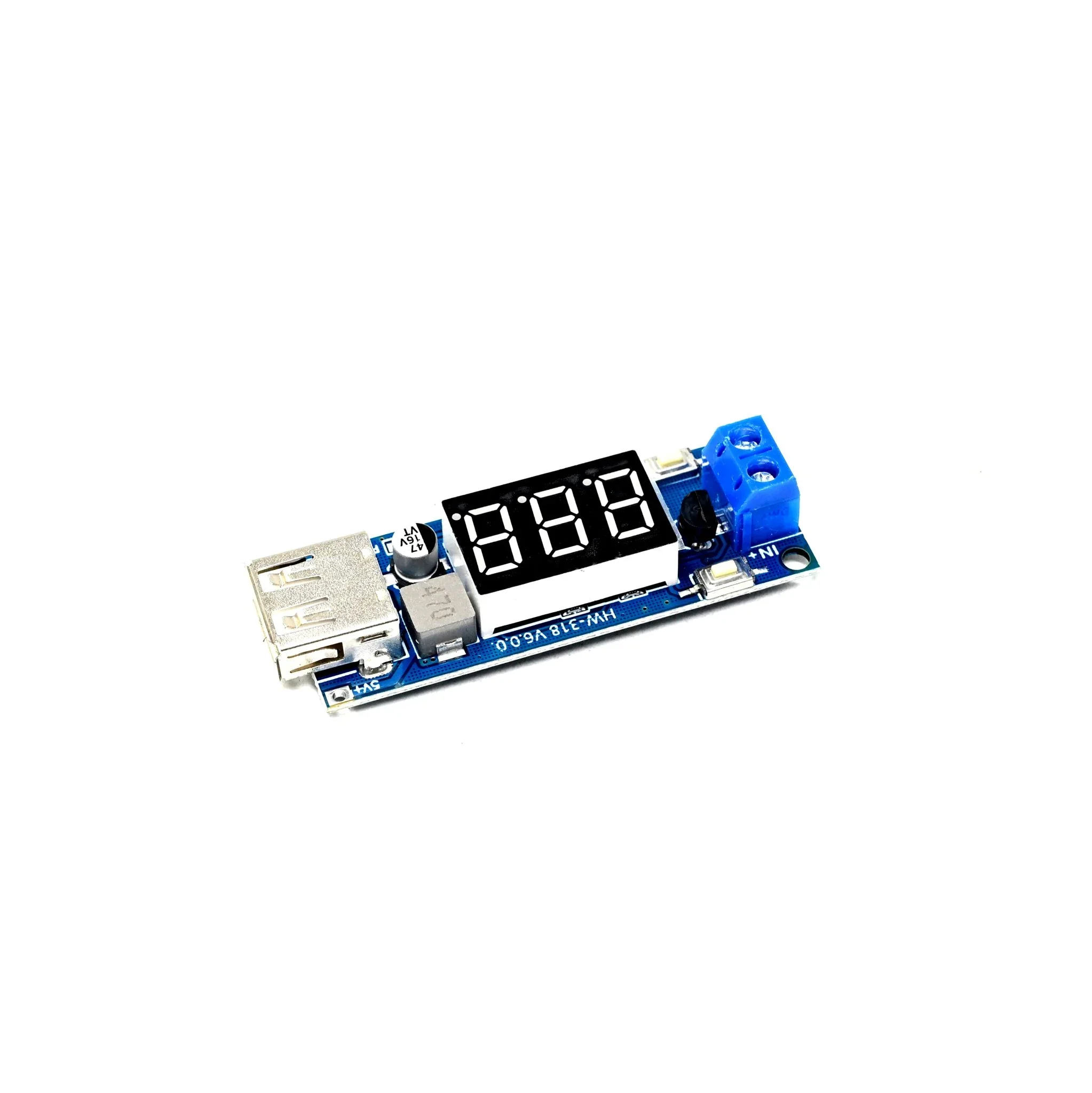 5V 2A USB Charger Step-down Converter with Voltmeter Module - Image 2