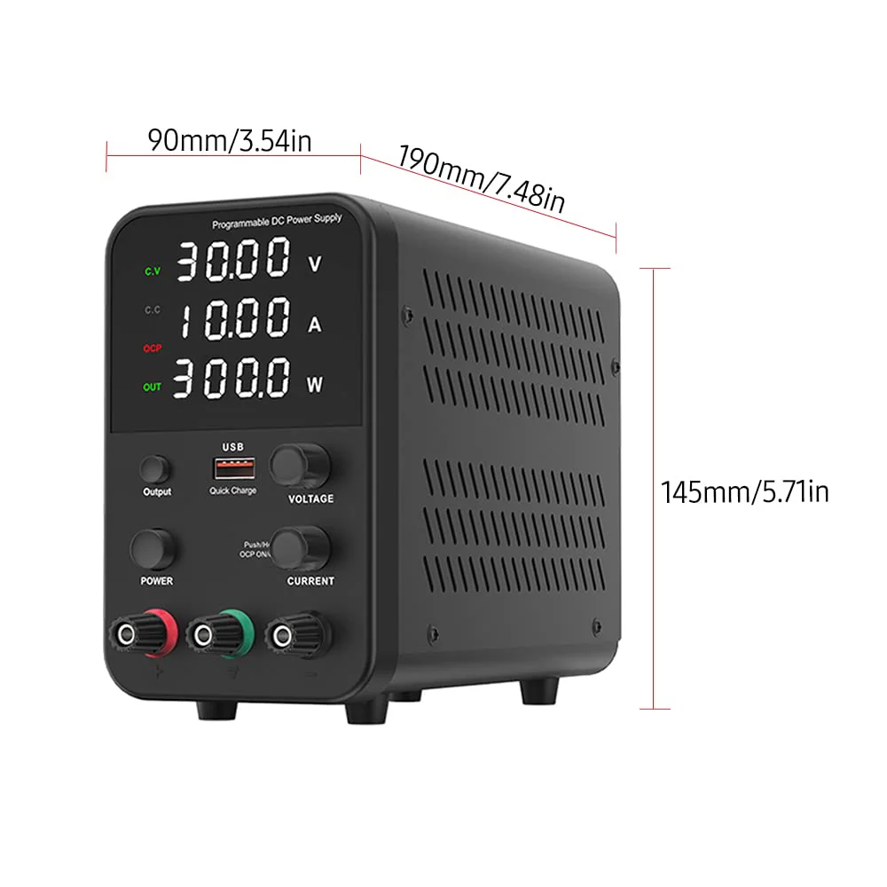 3010 Programmable DC Power Supply 30V 10A Digital Display - Image 6