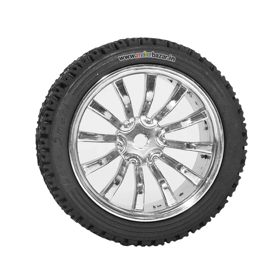 65mm Large Robot Wheel for Smart Car (Hex Shaft) - Image 7