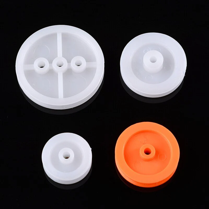 75Pcs Plastic Gear Assorted Kit Set with Various Gear and Axle Belt, Bushings and Pulleys for DIY Car Robot Project - Image 5