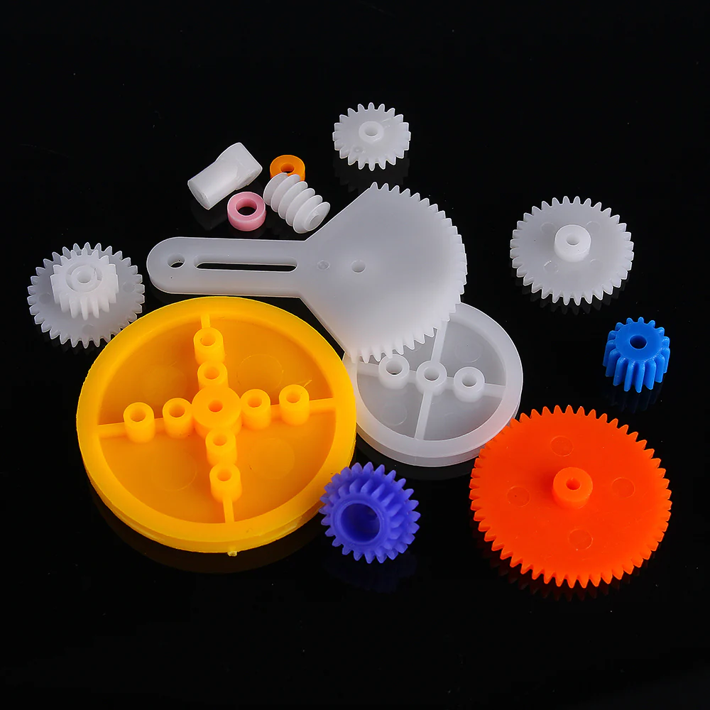 78Pcs Plastic Gear Assorted Kit Set with Various Gear and Axle Belt Bushings for DIY Car Robot Project - Image 5