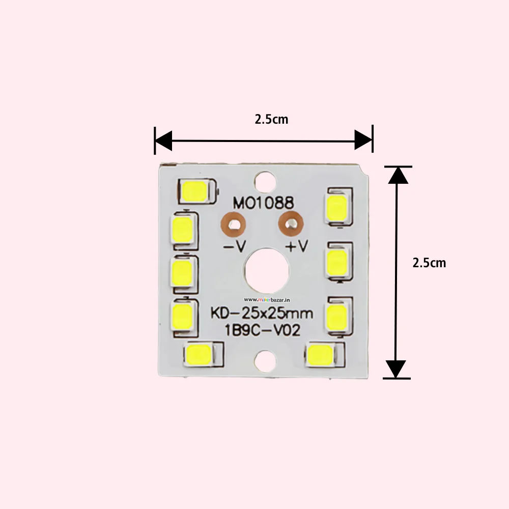 9W MCPCB 25x25mm Metal Core LED PCB - Image 14