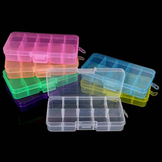Adjustable Partition Clear Plastic Box Component Organiser - Image 11