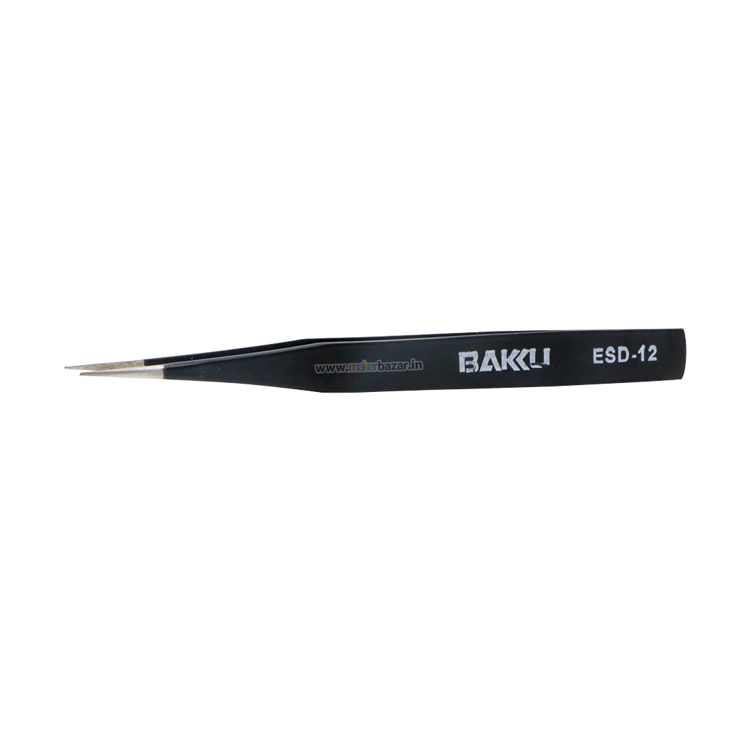 5pcs Colorful ESD Straight and Curved Tips Tweezers Set - Image 9