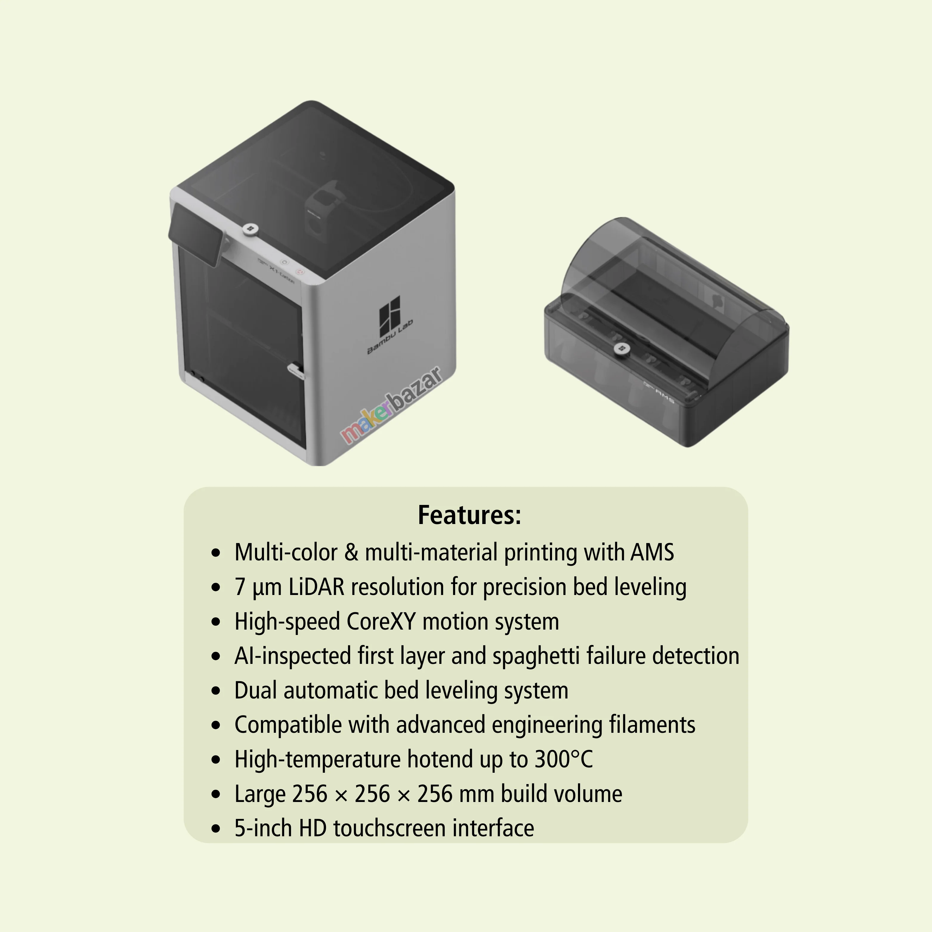 Bambu Lab X1 - Carbon Combo 3D Printer - Image 3