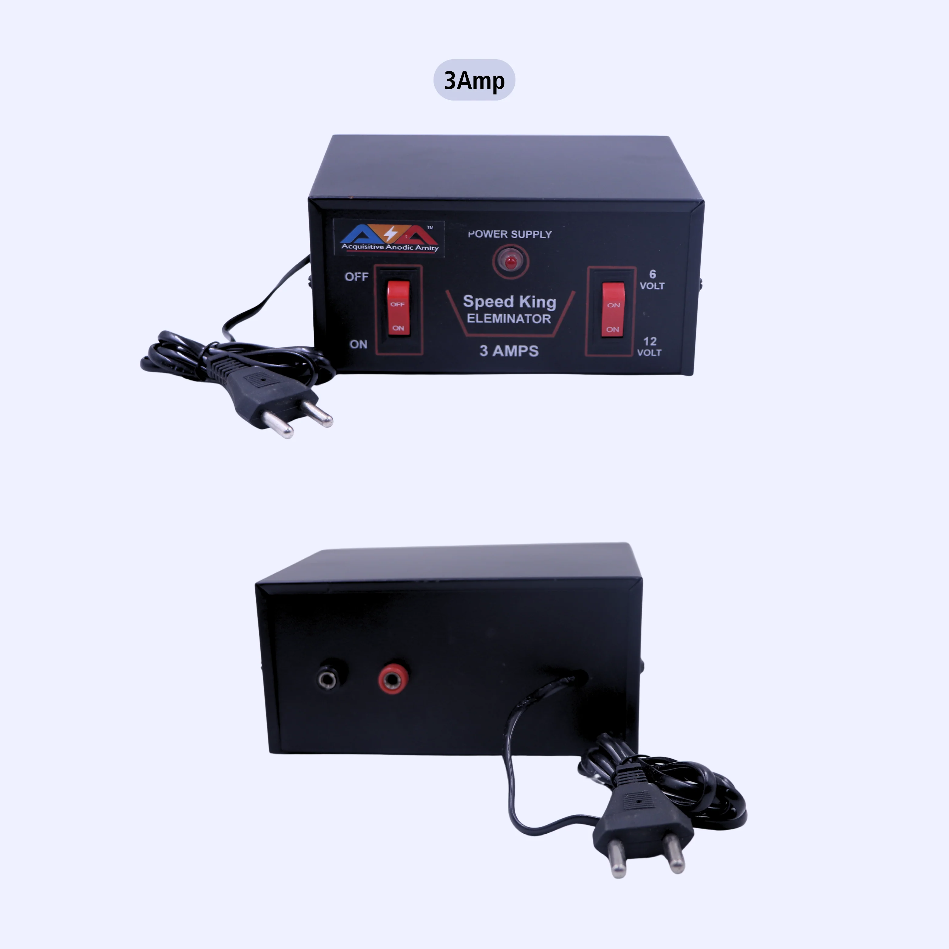 12-Volt Battery Eliminator Power Supply AC to DC Charger - Image 5
