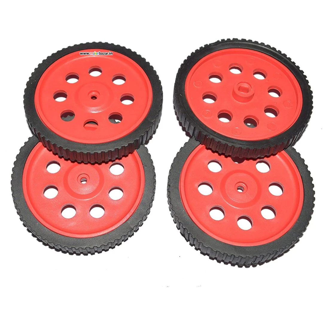 BO Gear Motor Robot Wheels 7cm x 1cm - Image 3