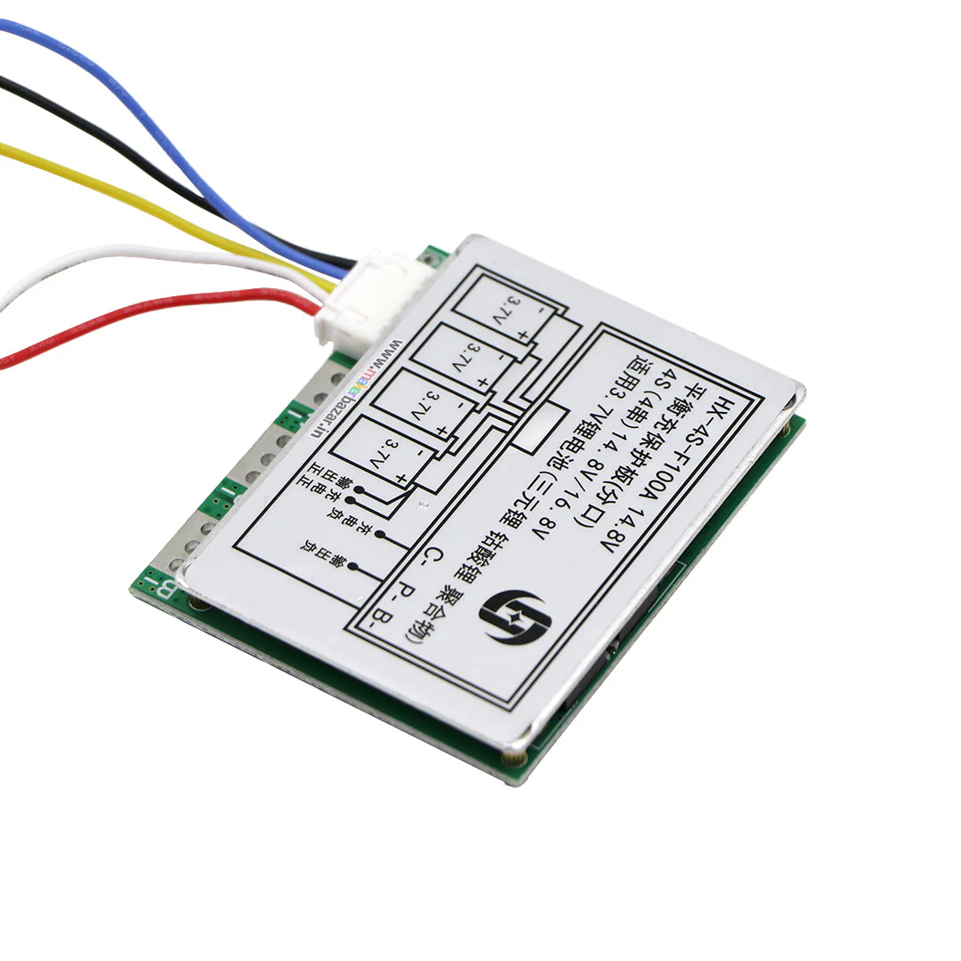 [3.7v for 18650] BMS 4S 100A 14.8V 16.8V Li-ion Lithium Battery BMS - Image 3