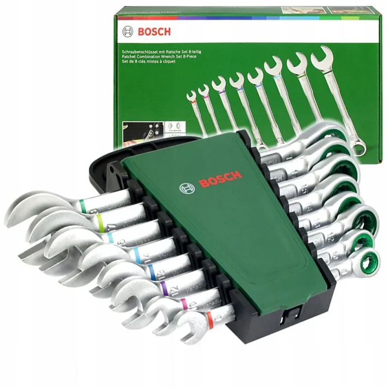 Bosch Universal Wrench Set Chrome Vanadium Combination Spanners