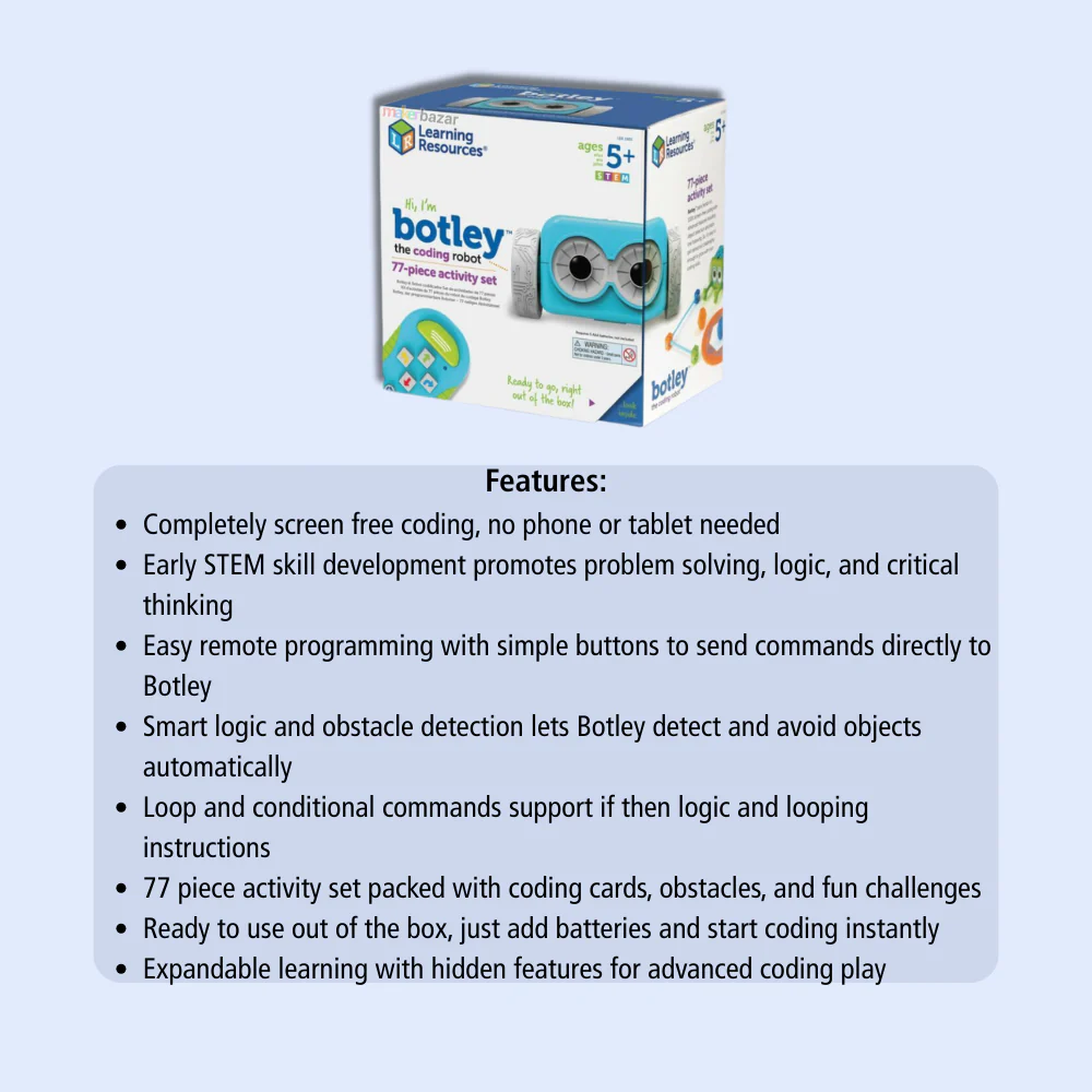 Botley the Coding Robot – Screen-Free STEM Learning Toy for Kids (77-Piece Activity Set) - Image 2