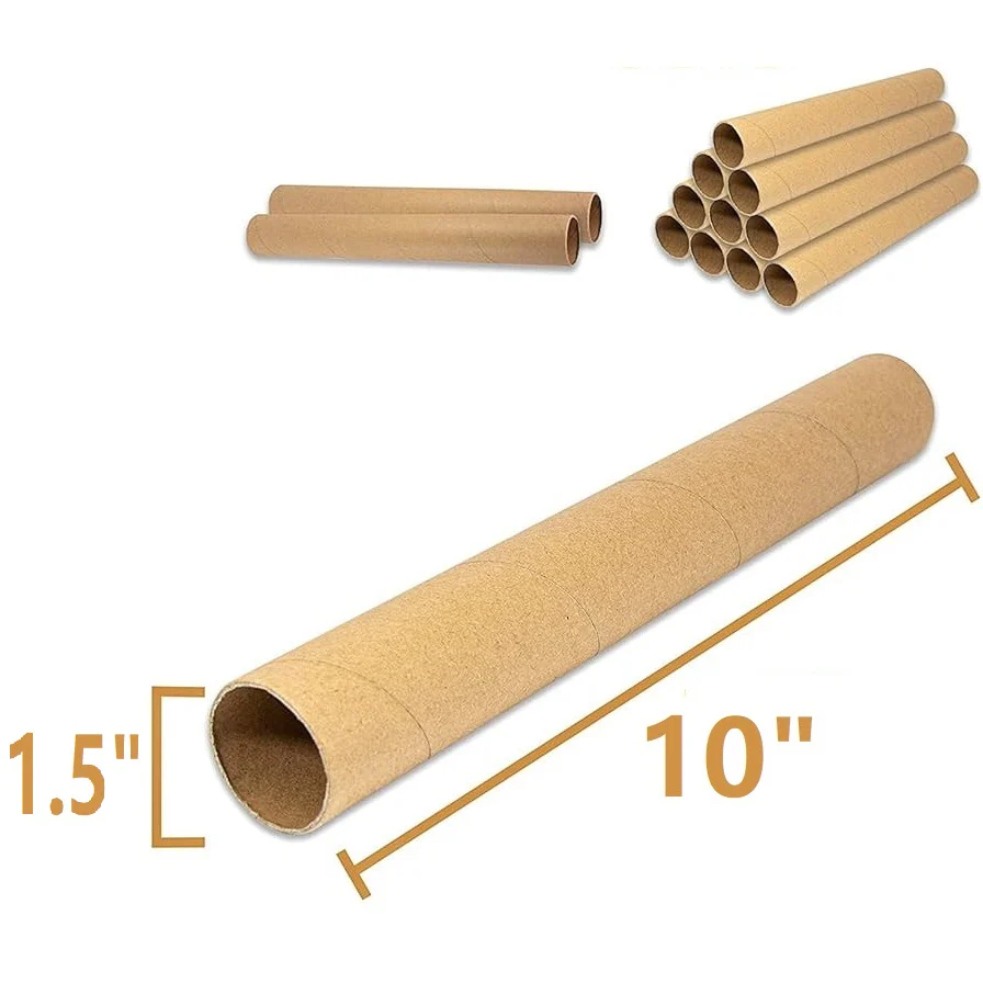 Cardboard Round Tubes for Crafts, DIY Paper Roll - Image 10