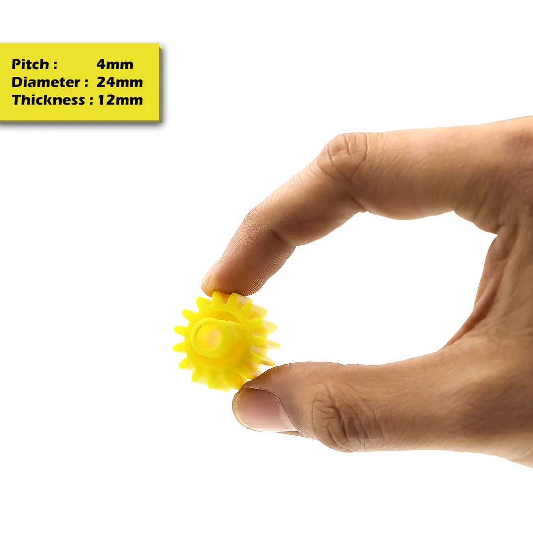 Circular Plastic Wheel Spur Gear (T:12mm) - Image 2