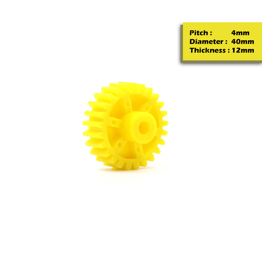 Circular Plastic Wheel Spur Gear (T:12mm) - Image 6