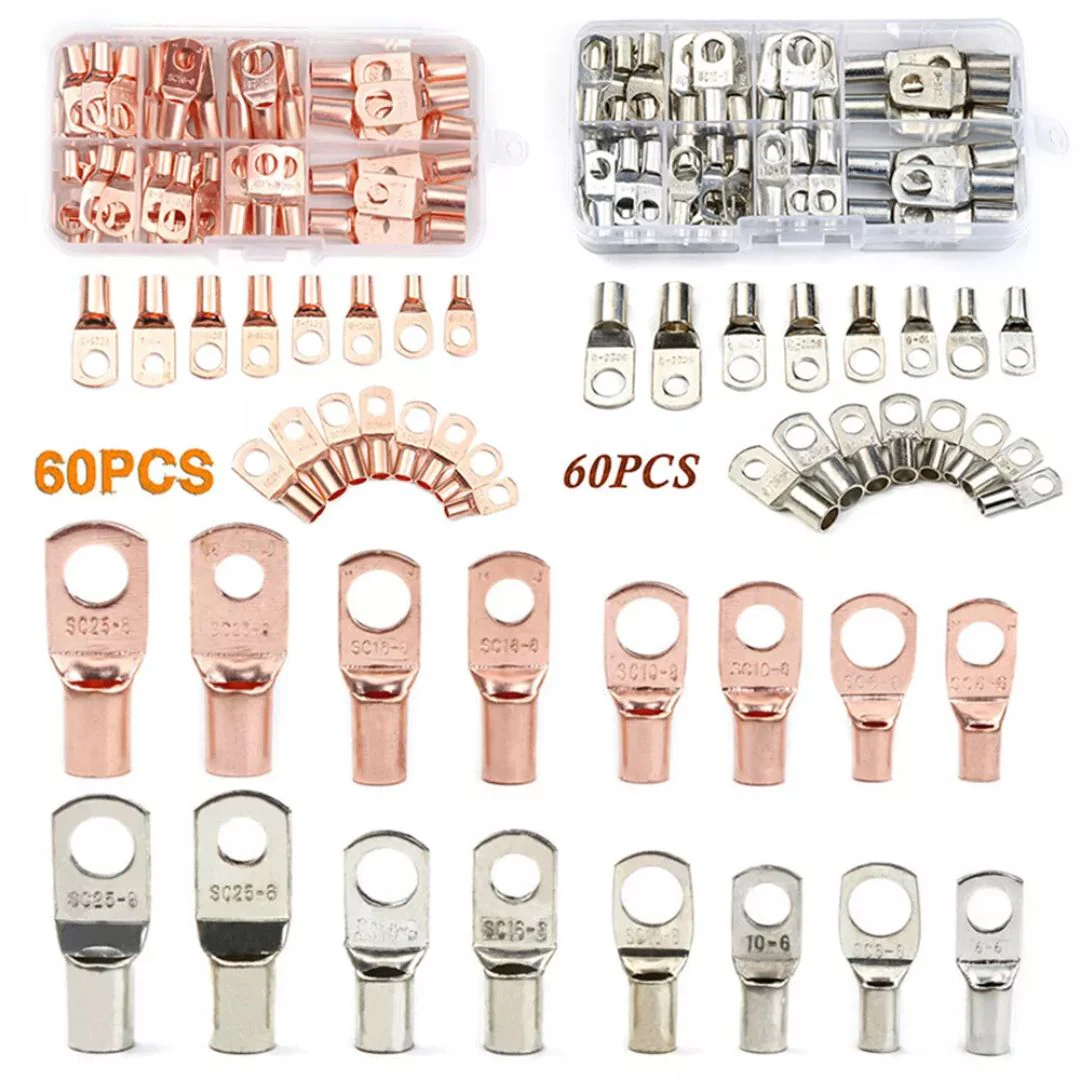 Wire Ring Battery Terminals Lug SC Assorted Kit