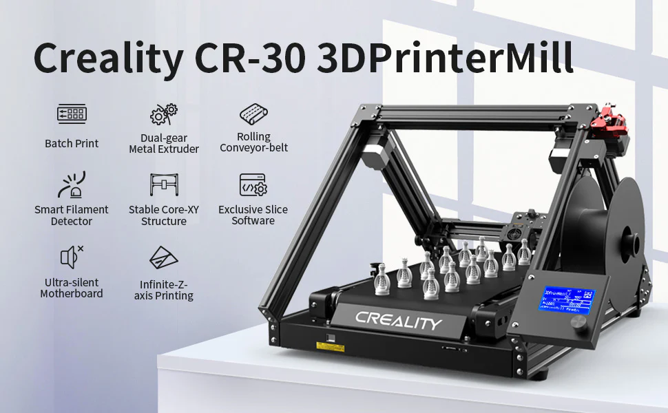 Creality CR-30 3D Printer with Infinite Z-Axis Printing Mill - Image 4
