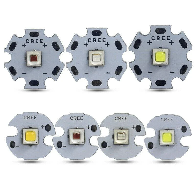Cree 3W XPE 5050 SMD LED Chip with 16mm PCB - Cool White - Image 9