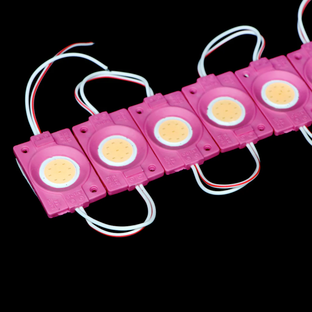 [Multiple Colors] DC 12V 2.4W Coin COB High Brightness Waterproof Injection Module With Clear Lens For Advertisement Light Box / Led Sign Boards / Decoration - Image 14